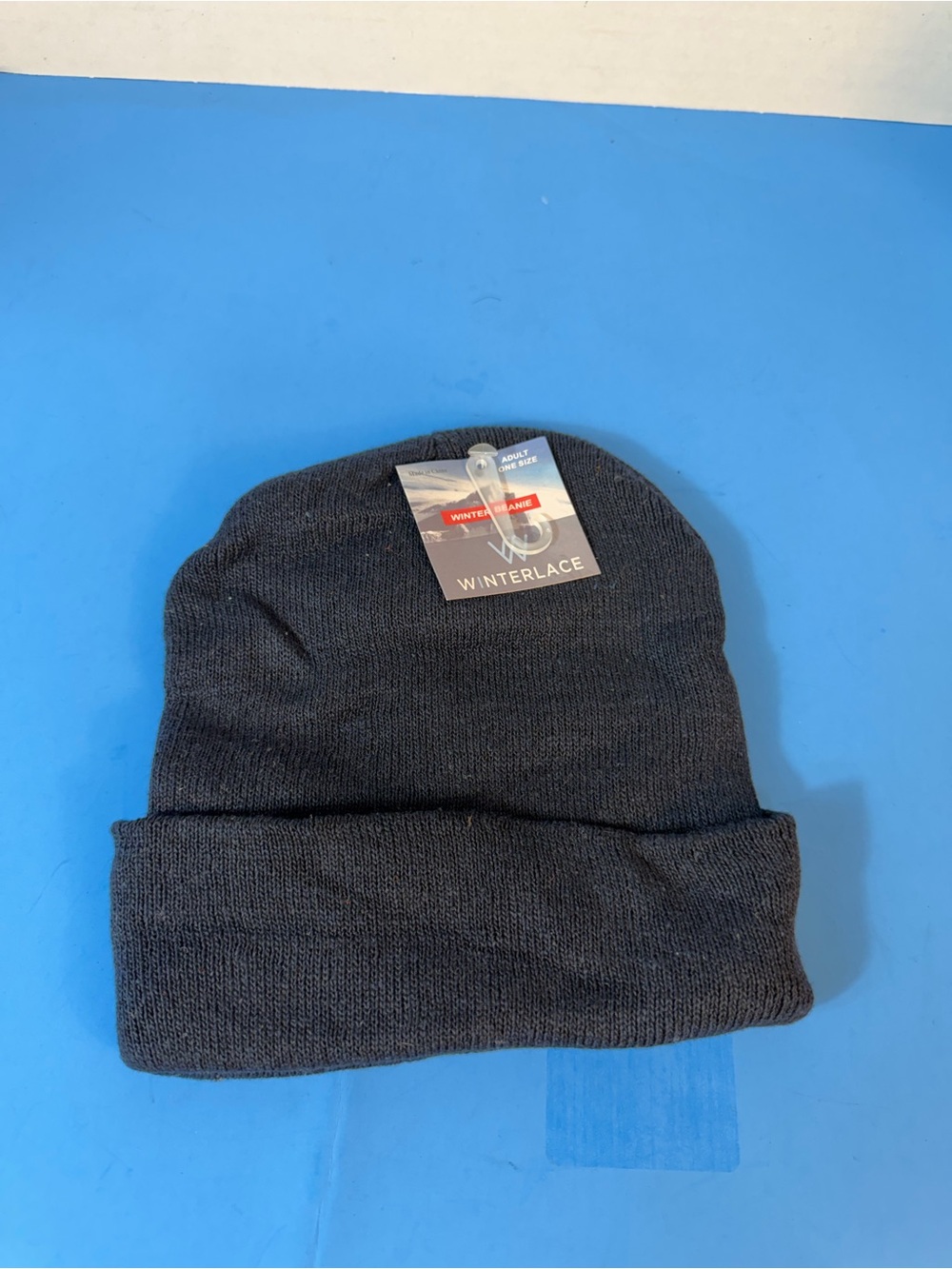 Winterlace Dark Gray Knit Beanie